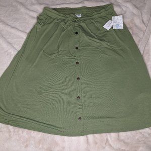 Lularoe XL Marsha Midi Skirt in Beautiful Green